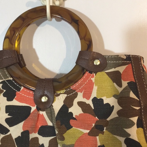 Relic handbag with round handles and strap - Picture 3 of 5